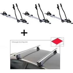 VDP Dachträger für BMW X1 (E84) - Hochwertiger 3x Fahrradträger für BMW X1 (2009-2012). Robuste Aluminiumkonstruktion, einfache Montage und abschließbare Halterung für sicheren Transport von Fahrrädern bis 15 kg.