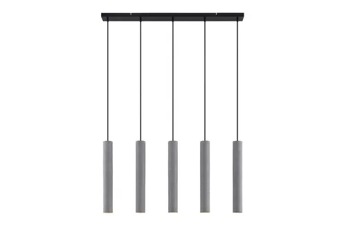 Lindby Hängeleuchte Concretto, 5-flammig, dimmbar, modern in Betonoptik - Moderne 5-flammige Hängeleuchte aus Beton, dimmbar und ideal für Schlafzimmer, Esszimmer und Wohnzimmer. Perfekte Lichtlösung für stilvolles Wohnen!