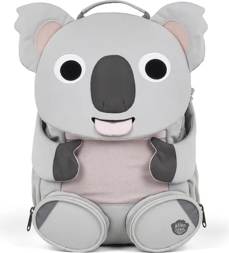 Affenzahn Großer Freund Koala - Kindergartenrucksack - Schulranzen für Kinder (3-5 Jahre) mit tierischem Design, viel Stauraum und wasserabweisendem Material aus 50% recycelten PET-Flaschen. Ideal für KITA und Ausflüge!