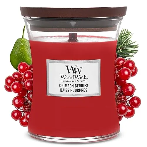 Crimson Berries 275g Kerze in rot von WoodWick