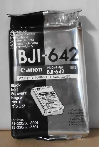 Canon 0993A001 BJI-642 Tintenpatrone schwarz - 800 Seiten Reichweite, ideal für hochwertige Druckergebnisse
