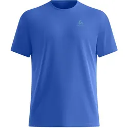 Odlo Essential Laufshirt Herren - Blau, Größe L - Das Odlo Essential Laufshirt für Herren überzeugt mit schnelltrocknendem Material, das dich bei jedem Lauf angenehm trocken hält. Elastisches Design für optimale Bewegungsfreiheit und nachhaltige Herstellung machen es zum perfekten Trainingsteil.