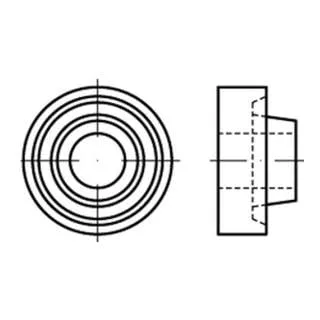 Artikel 88917 EPDM schwarz Dichtung - EPDM-Dichtung in Packung mit 5000 Stück, ideal für Stockschrauben, langlebig und witterungsbeständig, hergestellt in Deutschland.