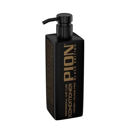 Pion Conditioner Black Edition – Frei von Parabenen und Silikonen für eine Tiefenpflege und Glanz (500 ml (1er Pack))