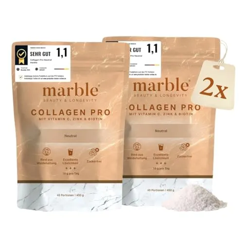 marble® Kollagen Pulver PRO 2 x 450 g