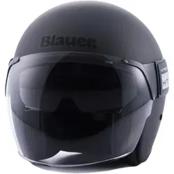 Blauer Pod Monochrome 06 Jethelm, schwarz-grau, Größe XL für Männer - Robuster Jethelm mit spezieller Lackierung für optimale Witterungsbeständigkeit. Ideal für stilbewusste Biker, erhältlich in zwei Schalengrößen.