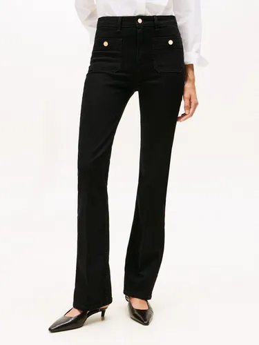 Tommy Hilfiger Bootcut-Jeans DNM BLACK BOOTCUT HW