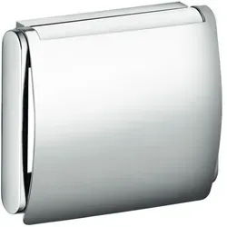 Keuco Plan Toilettenpapierhalter 14960010000 - Verchromt mit Deckel - Toilettenpapierhalter mit elegantem, funktionalem Design und gewölbtem Deckel. Hochglanzverchromt, leicht zu reinigen und langlebig, ideal für stilvolle Badezimmer.