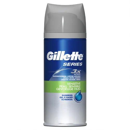 Gillette Gel Sensitive, 75ml Rasiergel, 75ml