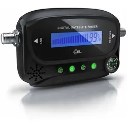 SF 2460 PRO Satfinder Digitale | Misuratore Per Antenna Parabolica Con Display LCD E Segnale Audio | Alimentato Dal Ricevitore