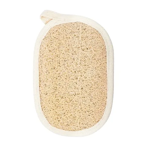 Niyok® Luffa Schwamm für Gesicht & Körper • Luffa Massagepad für eine sanfte Reinigung • Nachhaltiger Naturschwamm • Duschschwamm Luffa Pad • Massageschwamm • Körperschwamm