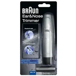 Produktbild BRAUN EN 10 Nasen-/Ohrhaartrimmer, Silber