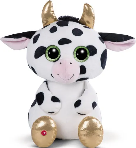 NICI Glubschis Kuh Moolon 45cm – Das Original mit Glitzeraugen - Stofftier & Teddybär: Superweiches NICI Plüsch-Fell und große Glubschaugen machen Moolon zum perfekten Schmusetier für Kuscheltierliebhaber. Umweltfreundlich aus recycelten Materialien!