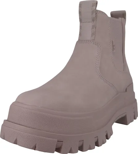 Buffalo Damen Elegante Stiefelette Aspha Chelsea Warm 1270092 Grau - Größe 41 - Modische Stiefelette in Grau mit bequemem Blockabsatz (6,5 cm) und herausnehmbarem Foam Fußbett für angenehmen Tragekomfort. Ideal für Freizeitlooks und den täglichen Einsatz.