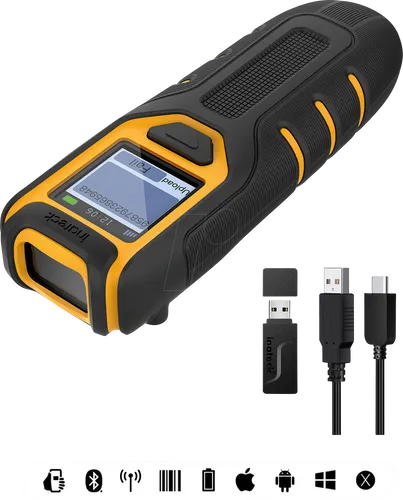 inateck Barcodescanner 49 schwarz (N6036) - Präziser Strichcode-Scanner für effizientes Scannen, kompakt und benutzerfreundlich – ideal für den täglichen Einsatz im Einzelhandel.