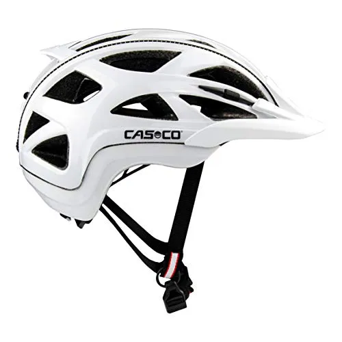 Casco Activ2 Fahrradhelm, Weiß, Größe S (52-56cm) - Fahrradhelm mit herausragender Passform, leicht und luftig, ideal für Sicherheit und Komfort beim Radfahren.