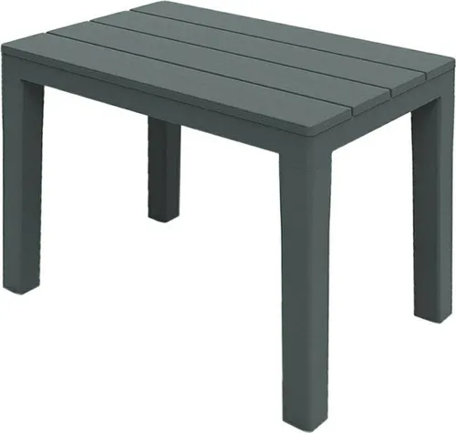 Progarden Gartentisch 60x40cm - Anthrazit - Wetterfester Kunststofftisch, ideal für Garten und Balkon, UV-beständig und robust, Made in Italy, einfache Selbstmontage.