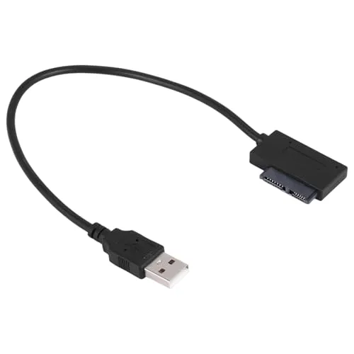 Produktbild Stineng USB Adapter PC 6P + 7P CD DVD Rom zu USB 2.0 Konverter Slimline 13 Pin Laufwerk Kabel für PC Laptop Notebook