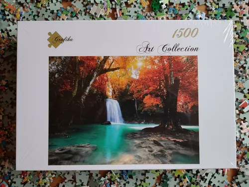 Puzzle - Cascade dans la Forêt - 1500 Teile Grafika (30049)