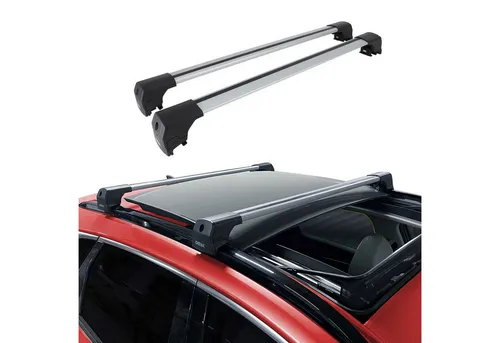 OMAC Dachträger für KIA Seltos (2019-2025) - Dachgepäckträger aus hochwertigem Aluminium, leicht und wasserbeständig. Perfekt für Fahrräder, Skiausrüstung und mehr – ideal für Abenteuer und Reisen.