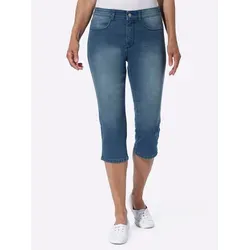 Sieh an! Jeansshorts Capri-Jeans leicht vertieft blau 38