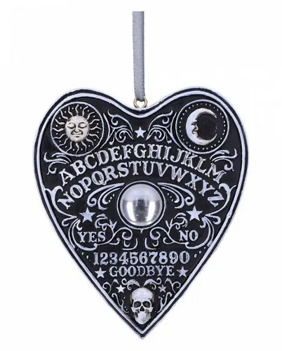 Horror-Shop Dekofigur Spirit Board Planchette als Ornament zum Aufhängen