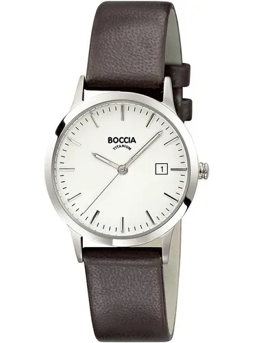 Boccia Quarzuhr 3180-01 - Elegante Damenuhr aus Titanium - Damenuhr aus Titanium mit 31mm Gehäuse, wasserdicht bis 5ATM und modernem Design. Ideal für stilbewusste Frauen, die Qualität und Funktionalität schätzen.