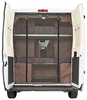 Hindermann Heck-Insektenschutzvorhang für VW T5/T6 - Moskitonetze für Kastenwagen, optimierter Insektenschutzvorhang für Wohnkomfort und effektiven Schutz vor Mücken und Fliegen.