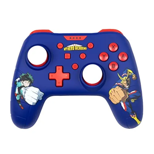Konix My Hero Academia Wired Controller für Nintendo Switch und PC – Blau mit Vibration