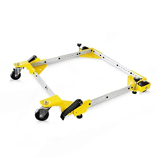 BAMATO MB-700 | Robustes Fahrwerk für Bandsägen und Maschinen - Universal einsetzbares Fahrwerk mit 700 kg Nutzlast, verstellbarem Schienensystem und optimaler Standsicherheit durch Feststellbremse. Ideal für Hobelmaschinen und mehr.