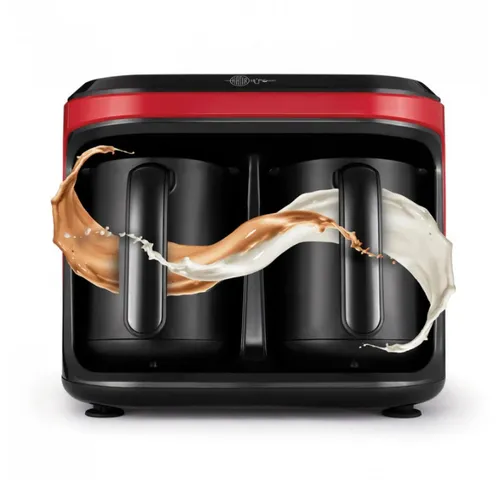 KARACA Hatır Hüps Duet Türkische Kaffeemaschine Rot 1400W