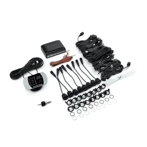 RIDEX Einparkhilfe 2621A0007 - Ultraschallsensor Einparkhilfe für Autos, mit 8 Sensoren und LCD-Farbanzeige. Ideal für sicheres Einparken und Distanzanzeige bis 2 Meter.