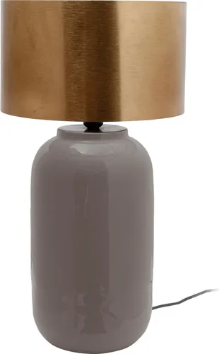 Kayoom Tischleuchte Art - Extravagante graue Leuchte ohne Leuchtmittel - Tischleuchten in luxuriösem Design, harmonisch und extravagant, ideal für stilvolle Akzente in Ihrem Wohnraum.