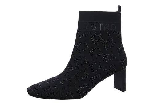 La Strada Damen Stiefelette Schwarz, Größe 36 - Wanderschuhe mit stabiler, rutschhemmender Laufsohle und sockenähnlicher Konstruktion. Die Memory-Foam-Decksohle bietet höchsten Tragekomfort und der Strasssteinbesatz sorgt für einen eleganten Look.