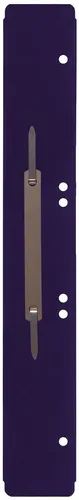 Heftstreifen aus Kunststoff, lang - blau, 25 Stück