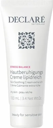 Declaré Stress Balance Hautberuhigungscreme 100 ml - Tagespflege für trockene, strapazierte Haut mit Sofort-Effekt. Beruhigt gestresste Haut und verbessert das Feuchtigkeitshaltevermögen für zarte, entspannte Haut.