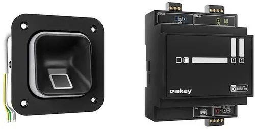 ekey sLine Fingerprintset, schlüsselloser Zugang in Schwarz von eKey