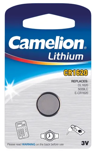 CAMELION CR1620 Lithium Knopfzellen 3V 1er-Blister