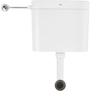 GROHE Spülkasten WC 37791SH0 - Flexibel & Effizient - Spülkasten für 6-9 Liter, mit Start-Stopp-Funktion für manuelle Wasserunterbrechung. Zeitloses Design, ideal für jedes Badezimmer. Lieferung inklusive Befestigungsmaterial.