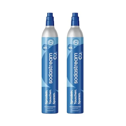 SodaStream 2 x CO2-Zylinder für Sprudelwasserbereiter