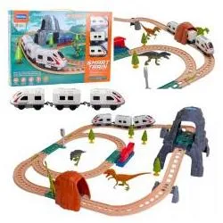 Lean Toys Elektrische Eisenbahn-Set