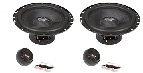 B-WARE Audio System MX 165 EVO 2-Wege Kompo Lautsprecher System 16,5 cm - Car-HiFi-Lautsprecher, 2-Wege Kompo System mit kraftvollem Bass und 80 Watt Sinusleistung für ein beeindruckendes Klangerlebnis im Fahrzeug.