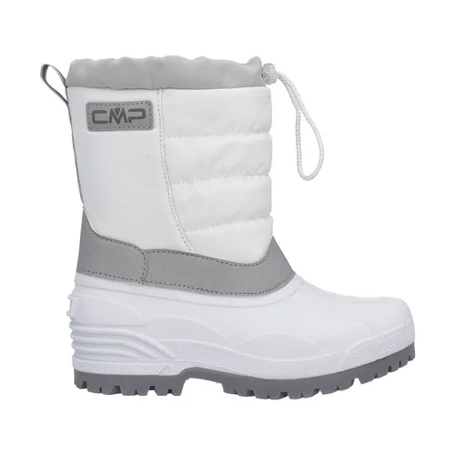 CMP Kids Hanki 3.0 Snow Boots bianco (A001) - Wasserdichte Winterschuhe für Kinder - Wanderschuhe für Winteraktivitäten, ideal für Kinder. Hoher Schnitt und warmes Kunstfellfutter bieten optimalen Schutz und Komfort bei Temperaturen bis -30°C.