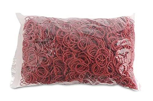 OFFICE PRODUCTS Gummibander Durchmesser: 25mm Farbe: Rot/Gewicht: 1000g