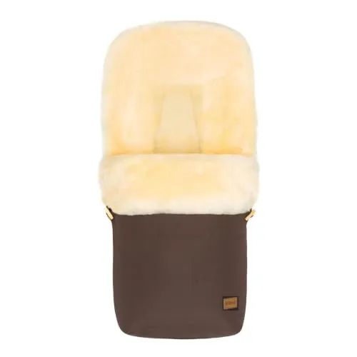Fillikid Kinder Fußsack Baby Winter Bernia Lammfell – Wind- & wasserabweisend für Kinderwagen und Buggy