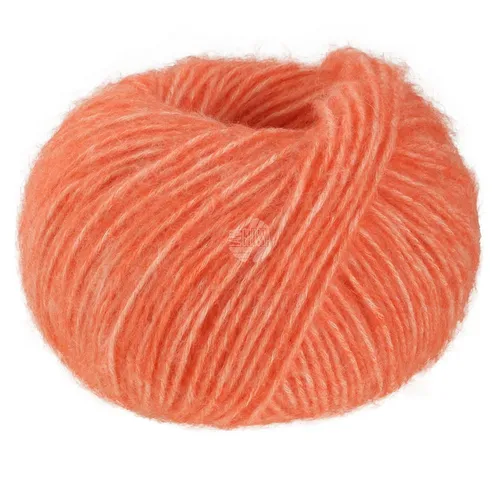 LANA GROSSA NATURAL ALPACA PELO Häkelwolle, 125 m (flauschige Netzgarnstruktur aus Baumwolle gefüllt mit Alpakafasern), 50 g