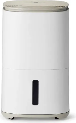 Meaco Ultra Quiet Entfeuchter - MeacoDry Arete® One Warm Pebble 25L - 2-in-1 Luftentfeuchter und Luftreiniger mit H13 HEPA-Filter, entfernt bis zu 14L Wasser täglich und sorgt für frische, allergenfreie Luft – ideal für Wohnungen und Keller.