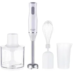 Stabmixer Adler AD 4620 – Vielseitiges Stabmixer-Set - Stabmixer-Set mit 800 W Leistung, inklusive Rührbesen und Messbecher. Ideal zum schnellen Zubereiten von Smoothies und Suppen.