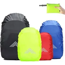 Regenschutz für Rucksäcke M: 25L-35L in Neon Gelb mit Reflektoren