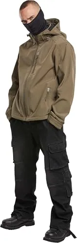 Brandit Softshelljacket Hurricane in Olive, Größe 3XL